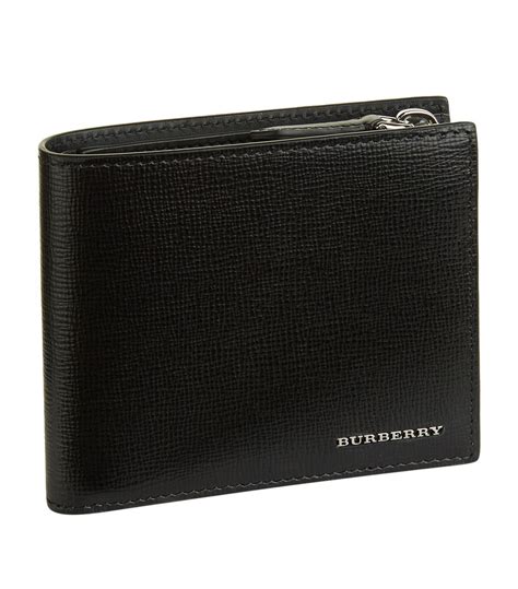 burberry black london folding men bifold wallet for sale|burberry wallet for men's sale.